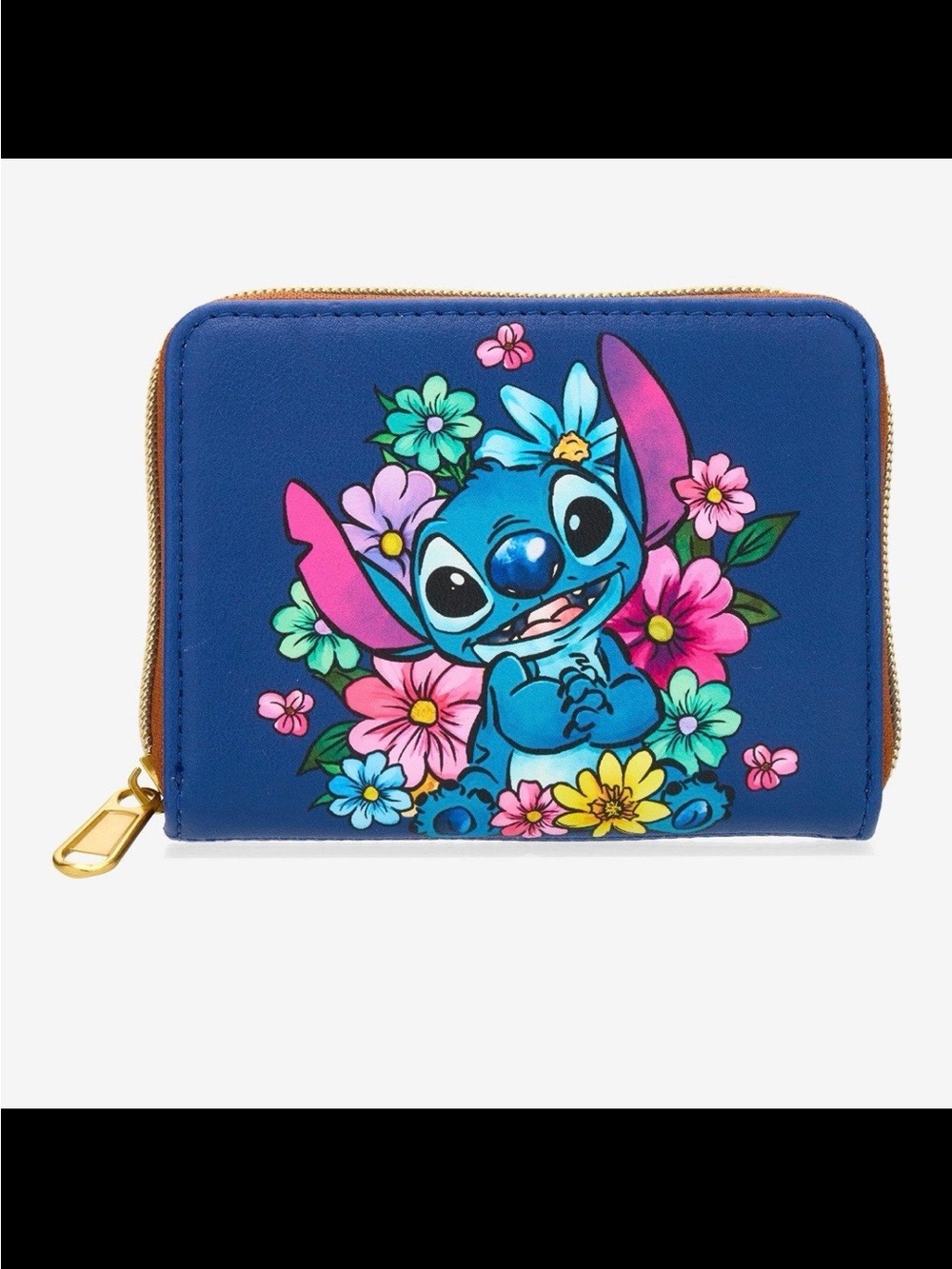 Loungefly Disney Stitch Flowers Mini Zipper Wallet *NEW*